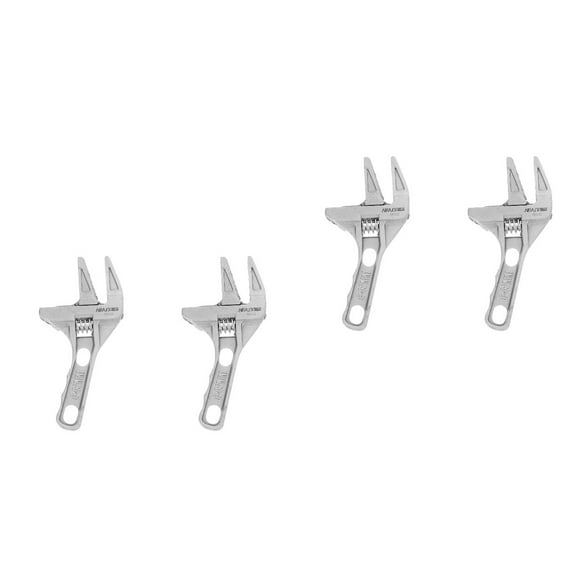 Masteelf 2pcs Faucet Bathroom Maintenance Tool Adjustable Spanner Monkey Wrench Spanner