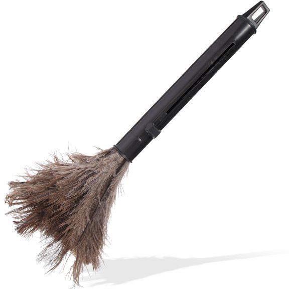 Masteelf 2pcs Feathered Duster Retractable Anti Static for Office Bookshelf