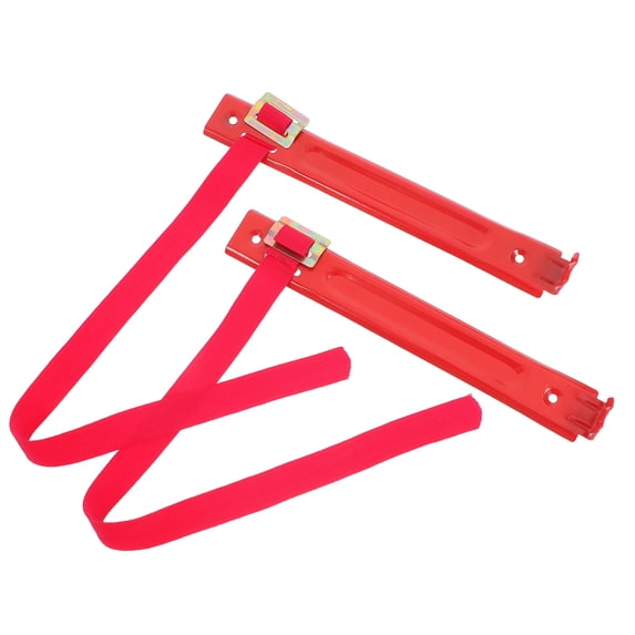 Masteelf Fire Extinguisher Hook Wall Mount Heavy Duty Iron Bracket for 2KG Extinguishers Red Color Easy Installation Space Saving