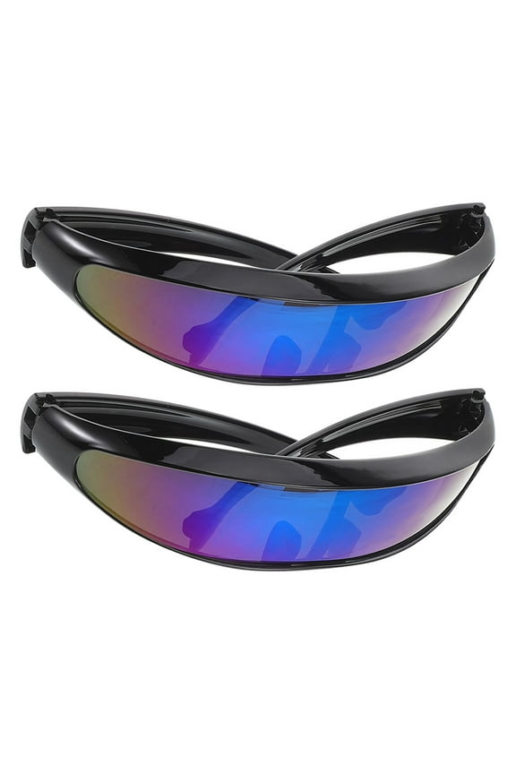 2pcs Fish Shaped Biking Sunglasses For Men Ideal Cycling Running And Outdoor Sports Fishing Baseball Running Cycling Mountain Sun Glasses