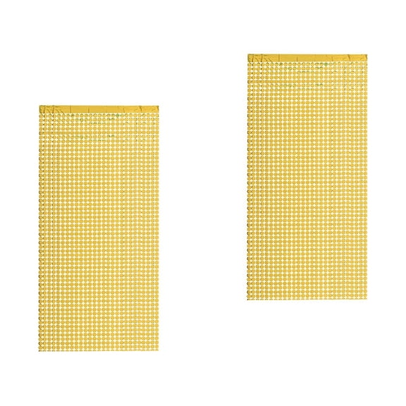 Masteelf 2pcs Fringe Curtain Party Backdrop Decoration Party Scene Layout Prop for Birthday Wedding