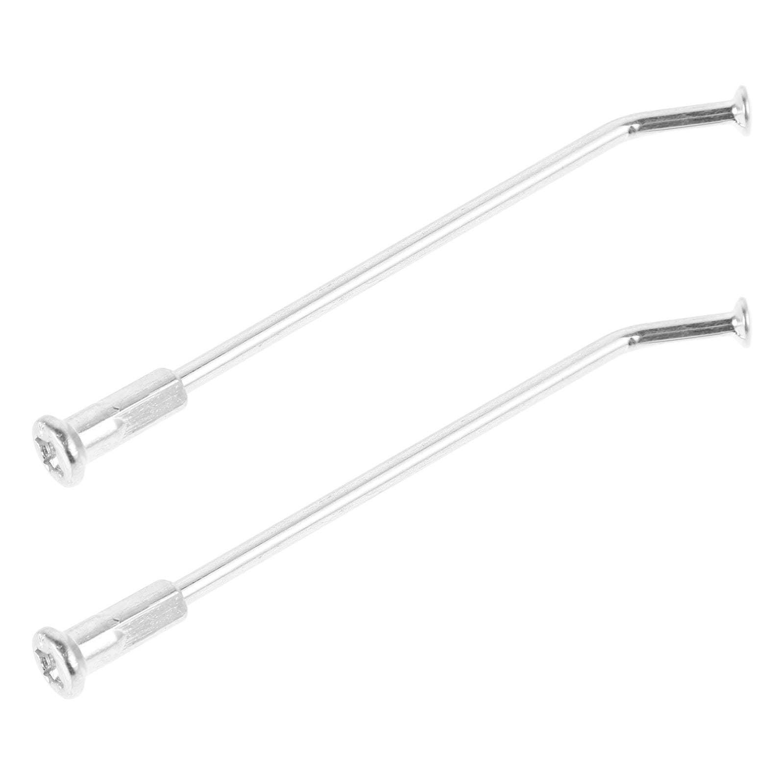 Masteelf 2pcs Front and Rear Wheel Spokes for Dirt Bikes Enhance Motorcycle Stability and Handling Ideal for Off-Road Adventure Silver