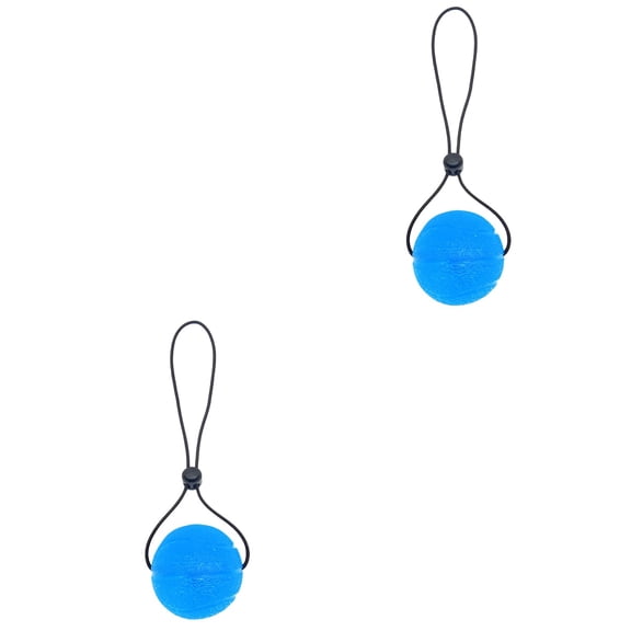 WRITWAA Finger Training Ball Tpe Blue Hand Exercise Balls For 2Pcs 7.9x1.9In