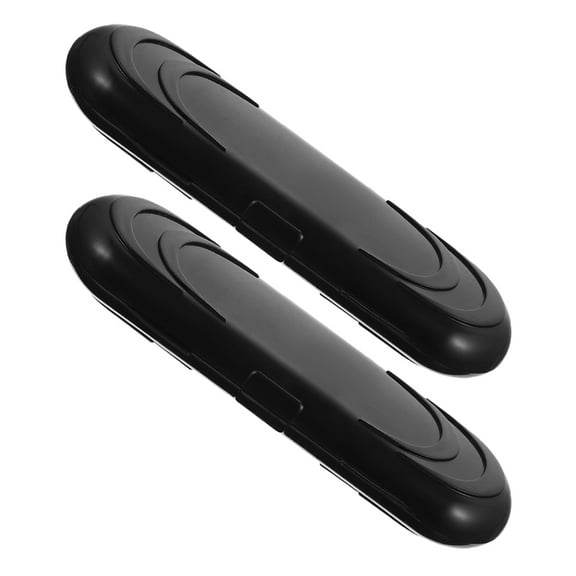 Masteelf 2pcs Hard Plastic Arrowhead Carrying Case Oval Storage Box For Arrowhead Tips Portable Stylish For Small Item Organization Travel