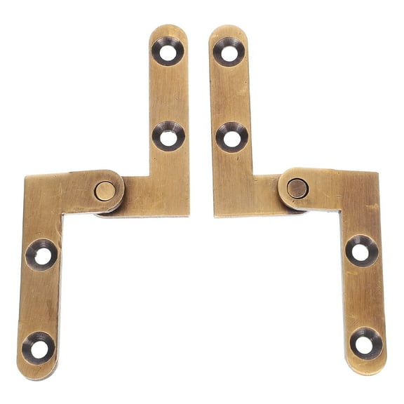 Masteelf 2pcs Heavy Duty Pivot Hinge for Wood Door Hidden Door Hinge for Secret Door Invisible Pivot Door Hardware for Bookshelf Bronze