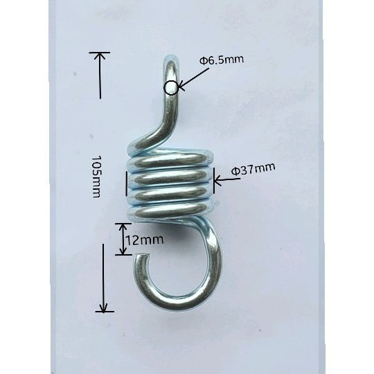 Masteelf 2pcs Heavy Duty Swing Hangers For Hammock Chair Stainless Steel Suspension Hooks For Porch Swings Ceiling Mount Spring Kit For Patio Swing