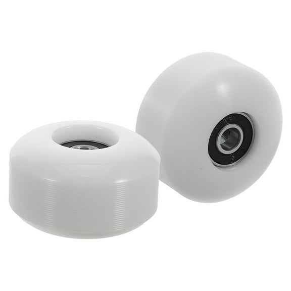 Masteelf 2pcs High Hardness PU Skateboard Wheels Professional Anti-Shock Wheel Skateboards Replacement Wheels for Smooth Riding