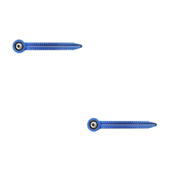 Masteelf 2pcs Hole Ruler High Precision Woodworking Scribe Gauges Marking Measurement Tool
