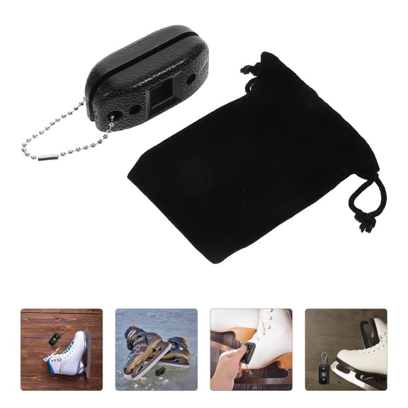 Masteelf 2pcs Ice Skates Blade Grinder Stone Sand Skates Blade Grinder Stone Skate Sharpening Tool For Ice Hockey Figure Skates Ice Skates Blade Sharpener