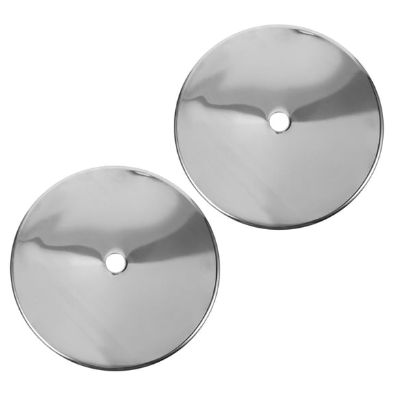 Masteelf 2pcs Induction Cooktop Protector and Converter Plate Stainless Steel Heat Diffuser Disc for Induction and Stoves Sinking Ring for Hot Pot Table