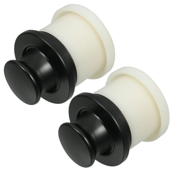 Masteelf 2pcs Invisible Handle Cabinet Door Handle For Hidden Drawer Pull Black Concealed Door Handle For Kitchen Cabinet Door Handles Hidden Recessed Type Handle For Closet Door Handle