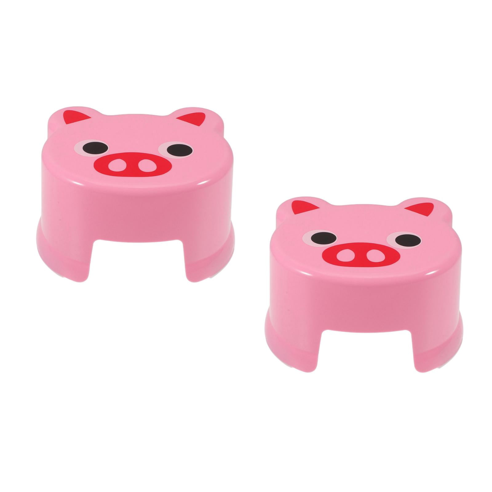 Masteelf 2pcs Kids Bathroom Stool Portable Stool Chair Stool Cartoon ...