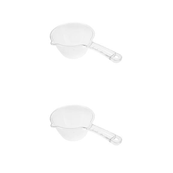 Masteelf 2-Pack Kitchen Water Ladles with Hanging Hole, Multipurpose Scoops for Household, Garden, Bucket, and Cooking Use