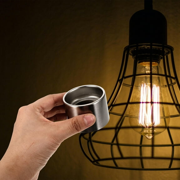 Masteelf 2pcs Lamp Shade Rings Light Bulb Rings Lamp Shade Ring Socket Rings for Lamps Ring to Hook Lamp Lamp Socket Ring for Light Fixtures