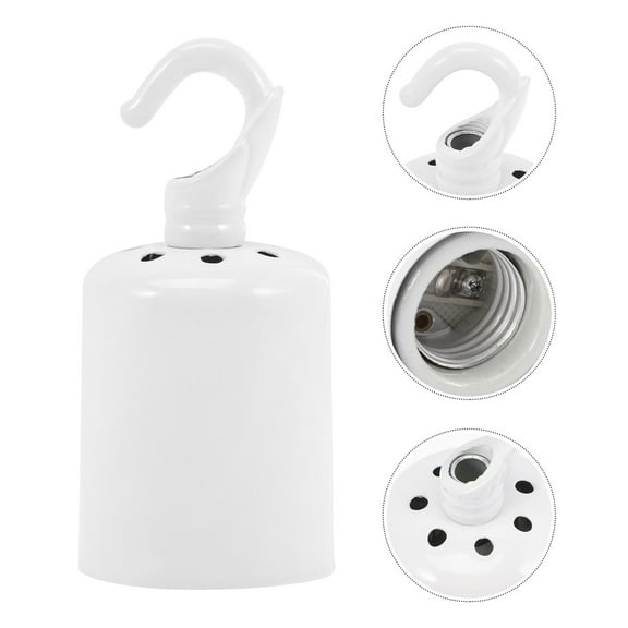 Masteelf 2pcs Light Bulb Socket E27 Light Socket Light Heat Resistant Socket For Lamp