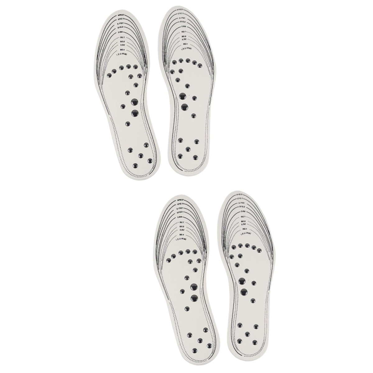 Masteelf 2pcs Memory Cotton Magnet Health Insoles Tailorable Insoles ...