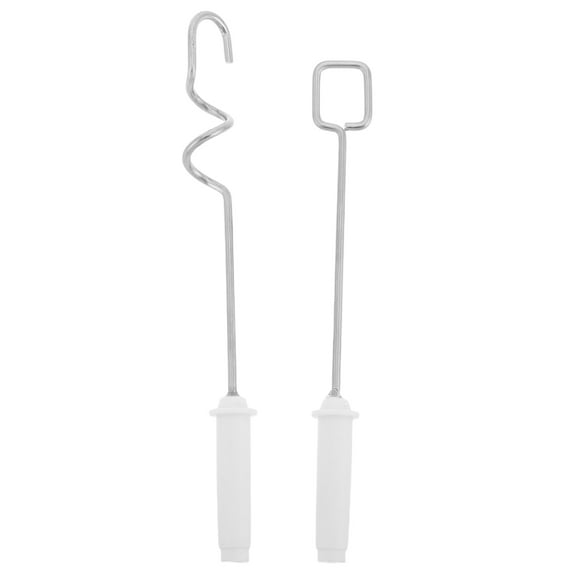 Masteelf 2pcs Mixer Head For Art Studio Cement Mixer Head Spiral Mixing Paddle Painting Accessories For Decorating Resin Mixing Tools