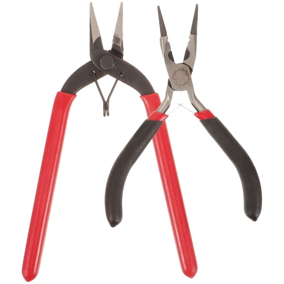 Masteelf 2Pcs Wire Cutting Pliers Carbon Steel for Jewelry Makers in Assorted Color 12x8.8cm