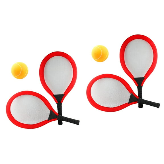 Masteelf 2-Piece Badminton and Tennis Set with Rackets and for Kids, -Resistant Tennis Rackets, Random Color