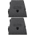 thumbnail image 1 of Masteelf 2pcs Practical Plastic Slope Ramp Threshold Ramp Mat Outdoor Car Use Slope Ramp, 1 of 8