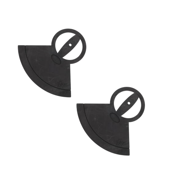 Masteelf 2pcs Professional Drum Sound Filter Pad Delicate Drum Chic Drum Mute