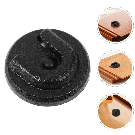 Masteelf 2pcs Radio Microphone Hanger Radio Mic Holder Clip With Round Knob Universal Hanger Hook For Car And Motorcycle Radio Accessories