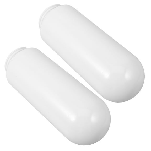 Masteelf 2pcs Replacement Lamp Shade Acrylic Lampshade For Outdoor Lighting Fixture Garden Lampshade Rounded Lamp Shade Replacement Threaded Type