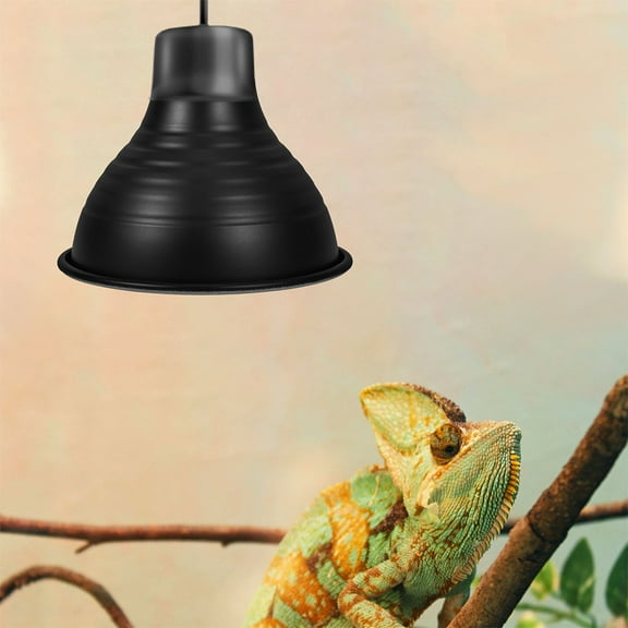 Masteelf 2pcs Reptile Heat Lamp With Heat Transmitter Leopard Gecko Tank Accessories Bird Cage Heater For Parakeets Large Lamp Shade