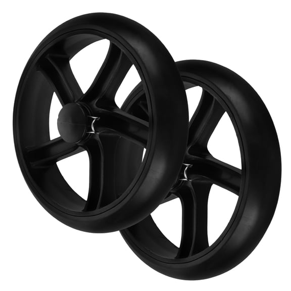 Masteelf Worgeous 2pcs Shopping Basket Wheel Replacement 15 5cm Utility Roller