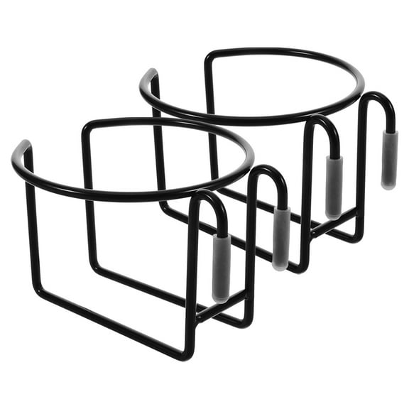 Masteelf 2pcs Shopping Cart Trolley Cup Holder Shopping Trolley Bottle Holder Grocery Cart Drink Rack Portable Drink Rack Hanging Cup Organizer