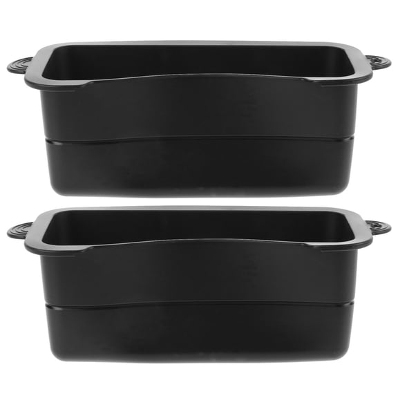 Masteelf 2pcs Silicone Grease Cup Liner Reusable Drip Pan Liner Camping Grease Cup Accessory