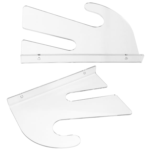 Masteelf 2-Pack Skateboard Wall Hangers Deck Storage Hooks Organizer Mount for Garage Snowboard Rack