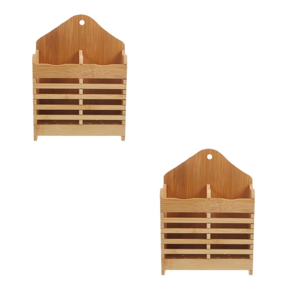 Masteelf 2pcs Small Pet Wooden Feeder Food Manger Rabbit Bunny Grass Holder Rack