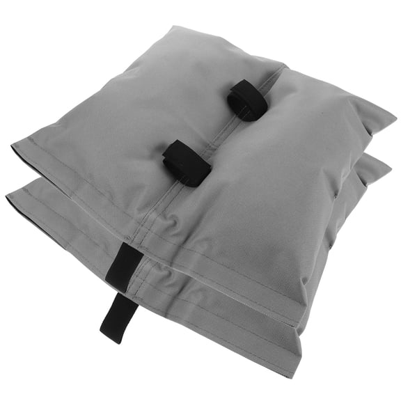 SWETRACE 2Pcs Patio Tent Weights Oxford Cloth Sandbags Grey Easy to Use for Outdoor Shelter