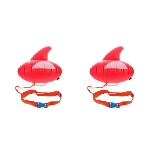Masteelf 2pcs Swimming Buoy Float Swimming Bubble Safety Float with Adjustable Waist Belt Swimming Air Buoy Safety Buoy Lifesaving Float Swimming Inflatable Drift Buoy
