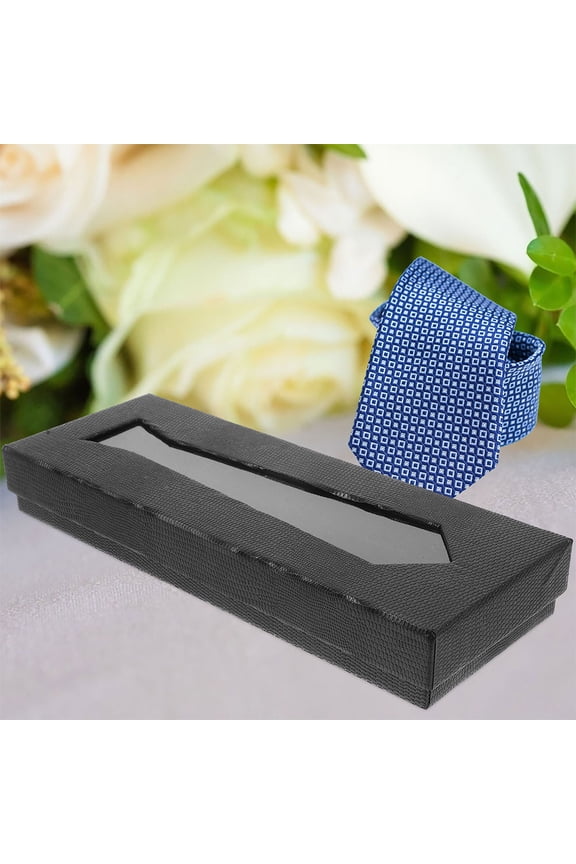 2pcs Tie Boxes Men Necktie Organization Boxes Travel And Gift Giving Boxes Dress Tie Gift Boxes Neckties Boxes Men Ties Gift Boxes For Stylish Gentlemen
