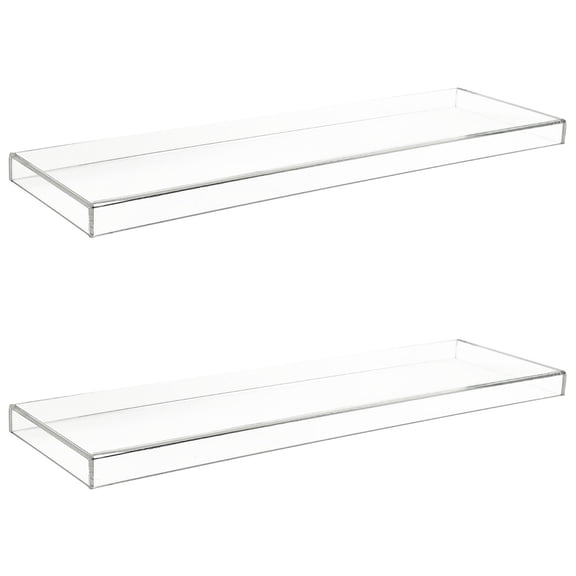 Masteelf 2pcs Transparent Keyboard Cover Acrylic Clear Keyboard Cover Laptop Keyboard Cover