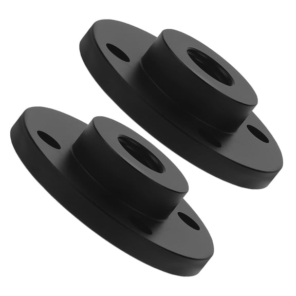 Masteelf 2pcs Universal Gooseneck Mic Bracket for Various Installations Aluminum Alloy Microphone Flange Stand Wall Mount Threaded Mic Holder