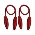 thumbnail image 1 of Masteelf 2pcs Useful Curtain Tiebacks Punch Free Curtain Rope Creative Window Curtain Strap for Home Living Room Bedroom (Red), 1 of 10