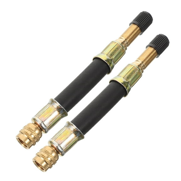 Masteelf 2-Pack Valve Stem Extenders for Car Tires, Easy to Install Automotive Accessories for Cars, Motorcycles, Trucks, and More