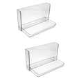 thumbnail image 1 of Masteelf 2pcs Wall-mounted Storage Rack Floating Shelves Adhesive Storage Stand Home Storage Holder, 1 of 8
