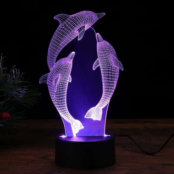 Masteelf 3 D Lamps Bedside Bedside Lamp 3d Night Light Black