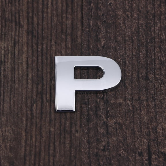 Masteelf 3 D Metal Car Stickers Letter Badge Metallic Alphabet