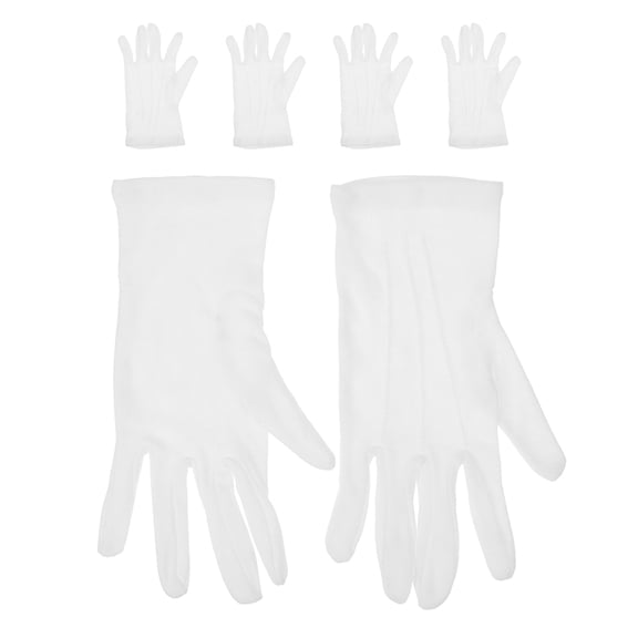 Masteelf 3 Pairs Pool Gloves for Women Comfortable Billiards Referee White
