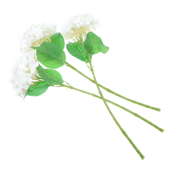 Masteelf 3 Pcs Artificial Hydrangea Bride 45.00X16.00X16.00CM White