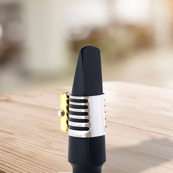 Masteelf 3-Piece Clarinet Accessory Set Black Handmade Replacement Parts for Performance and Maintenance