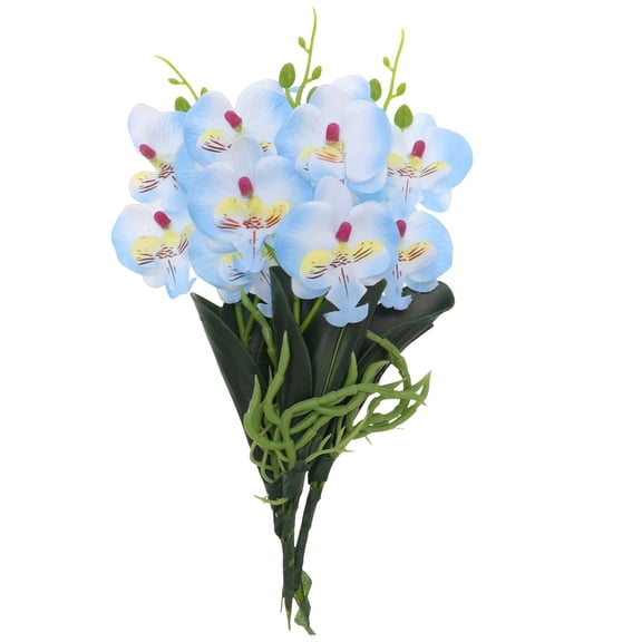 Masteelf 3 Pcs Fake White Simulation Phalaenopsis DIY Flower Arrangement