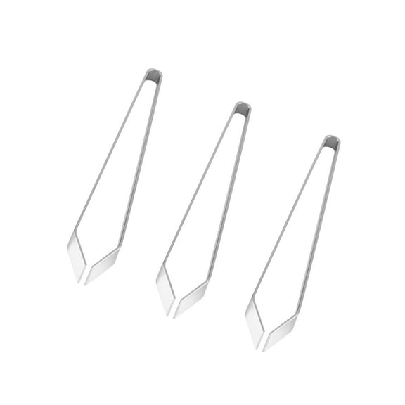 Masteelf  3 Pcs Fishbone Tool Culinary Pliers Kitchen Cooking Tweezers