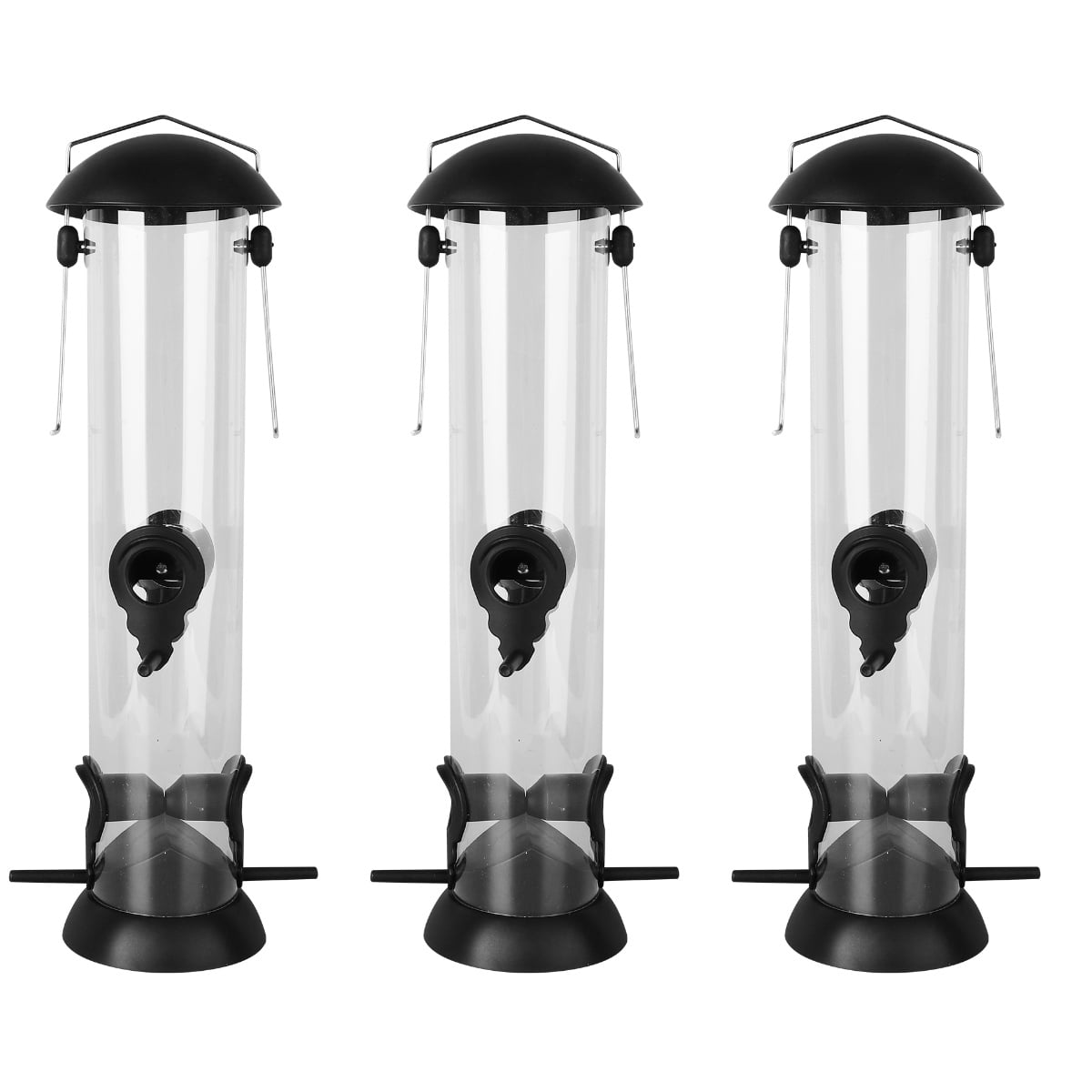 Masteelf  3 Pcs Guinea Pig Cage Bird Feeder Pole Outdoor Eco-friendly