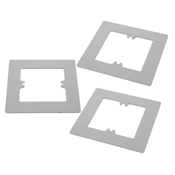 Masteelf 3 Pcs Hard Cup Belt Wall Decorative Spacers 11.00X11.00X0.21CM Grey